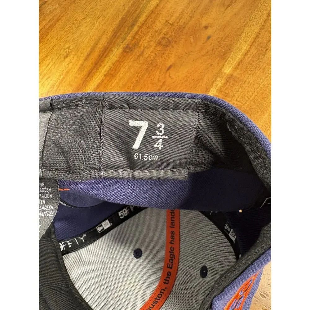 Huston Astros New Era Hat Size 7 3/4
